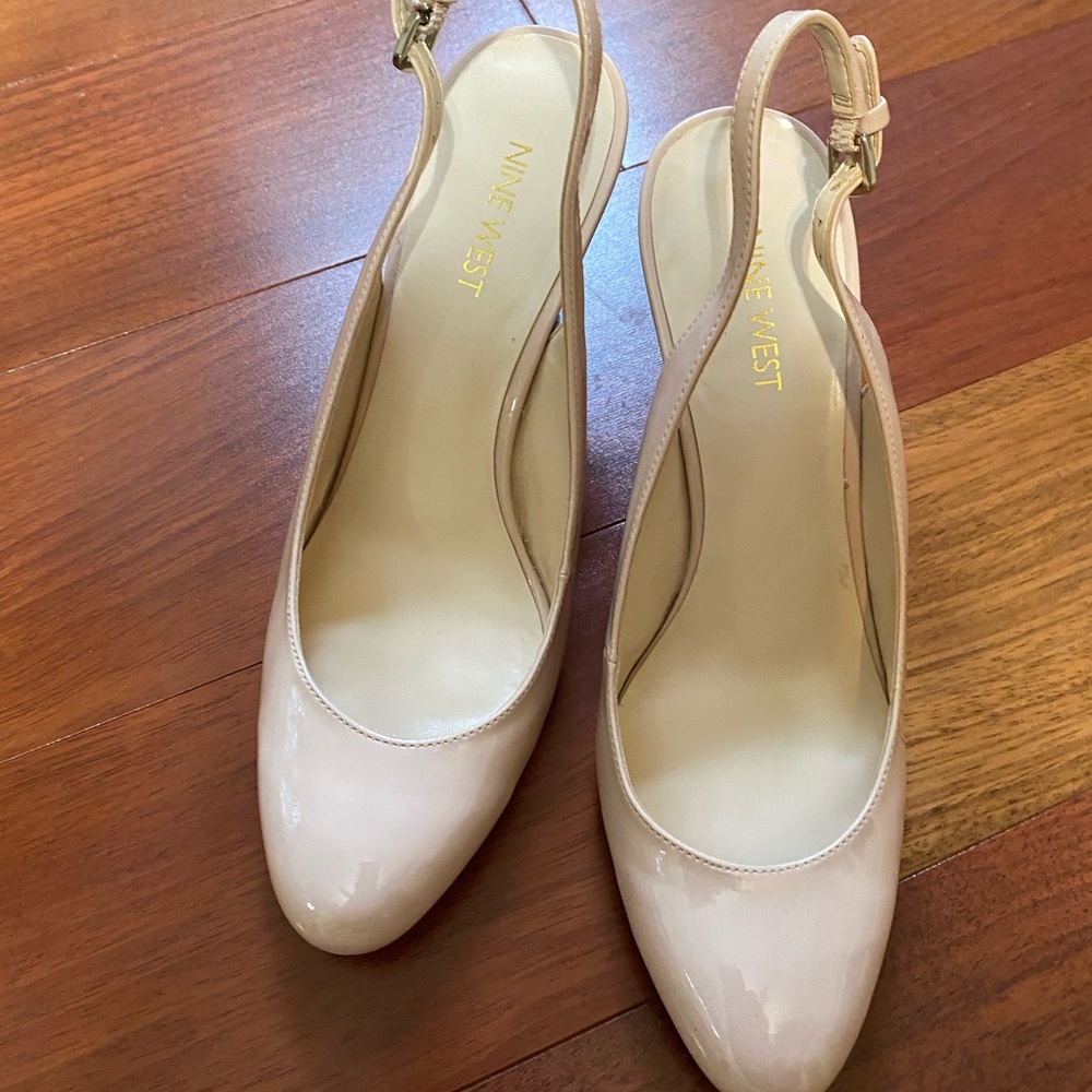 Nine West  sling back blush pink Heels